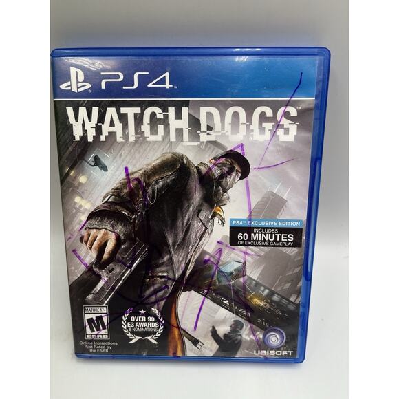 Watch Dogs (Sony PlayStation 4, 2014) Complete CIB PS4 Exclusive Gameplay - Picture 1 of 5